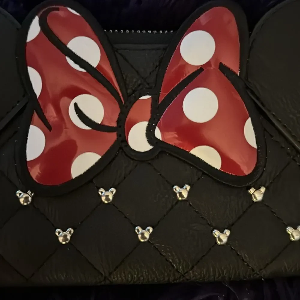 DISNEY minnie mouse loungefly wallet HARD TAG